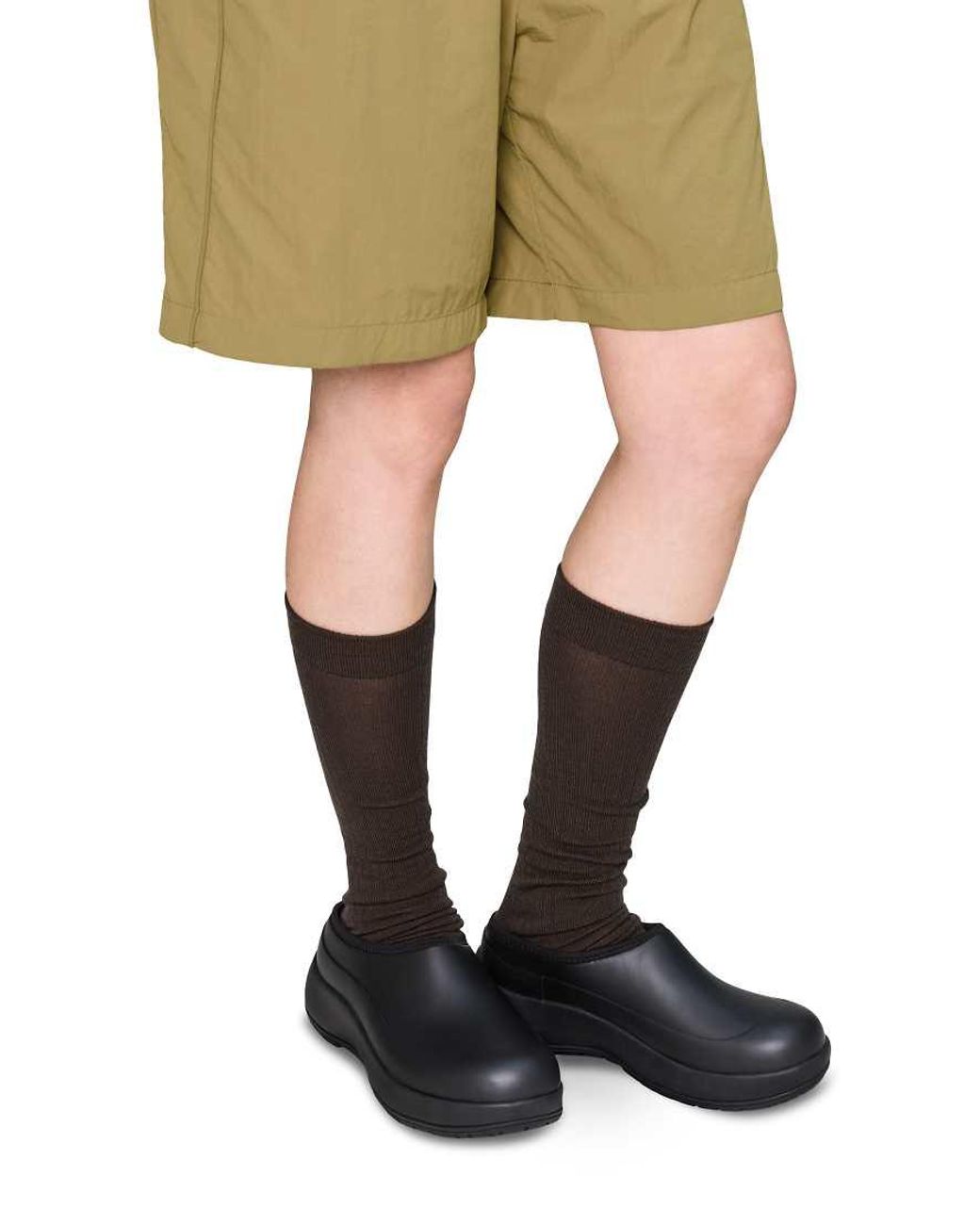 Rains Black 70250 Mirage Waterproof Rubber Mule Clog