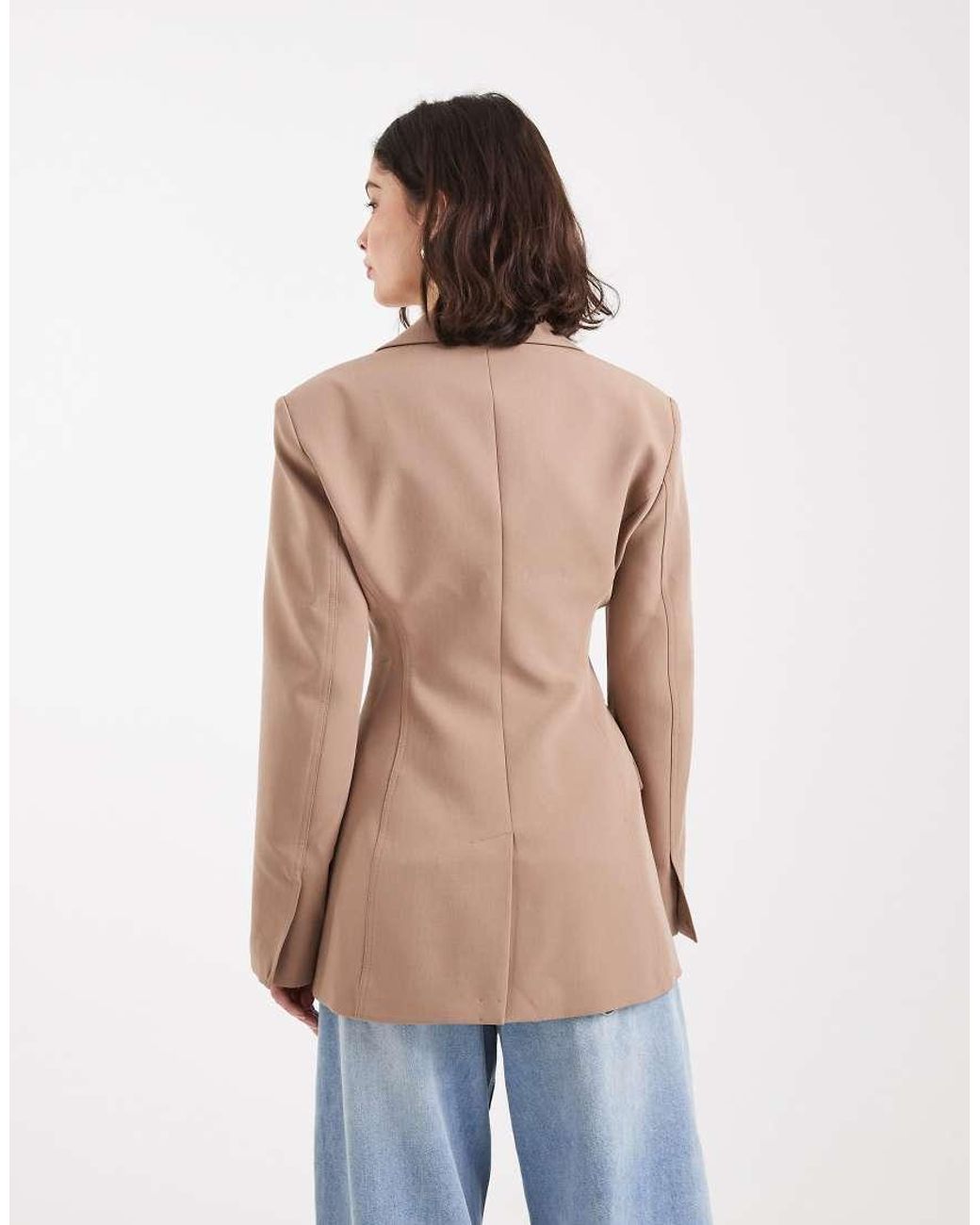 ASOS Getailleerde Blazer in het Blue