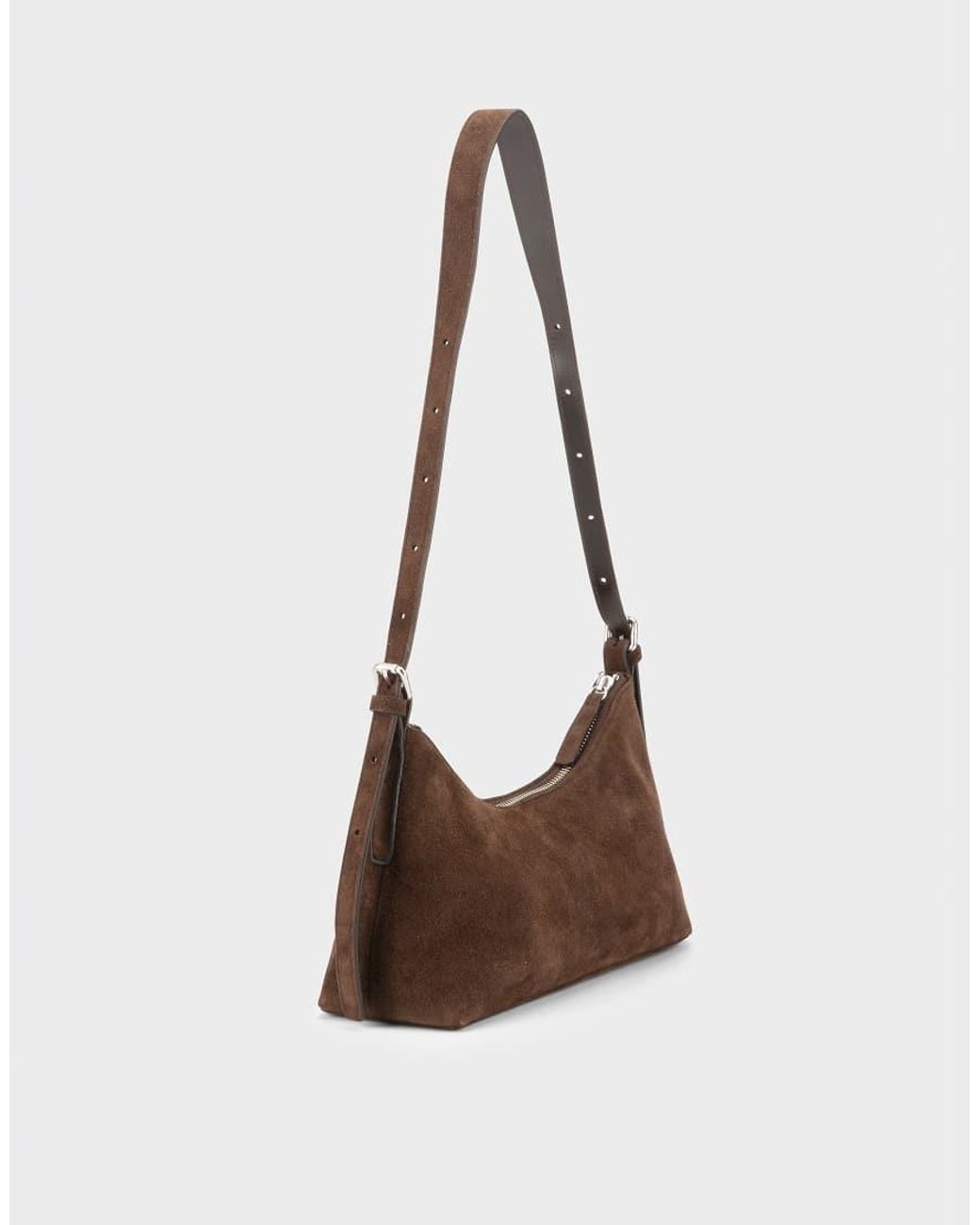 Vagabond White Shoemakers Bari Suede Mini Shoulder Bag