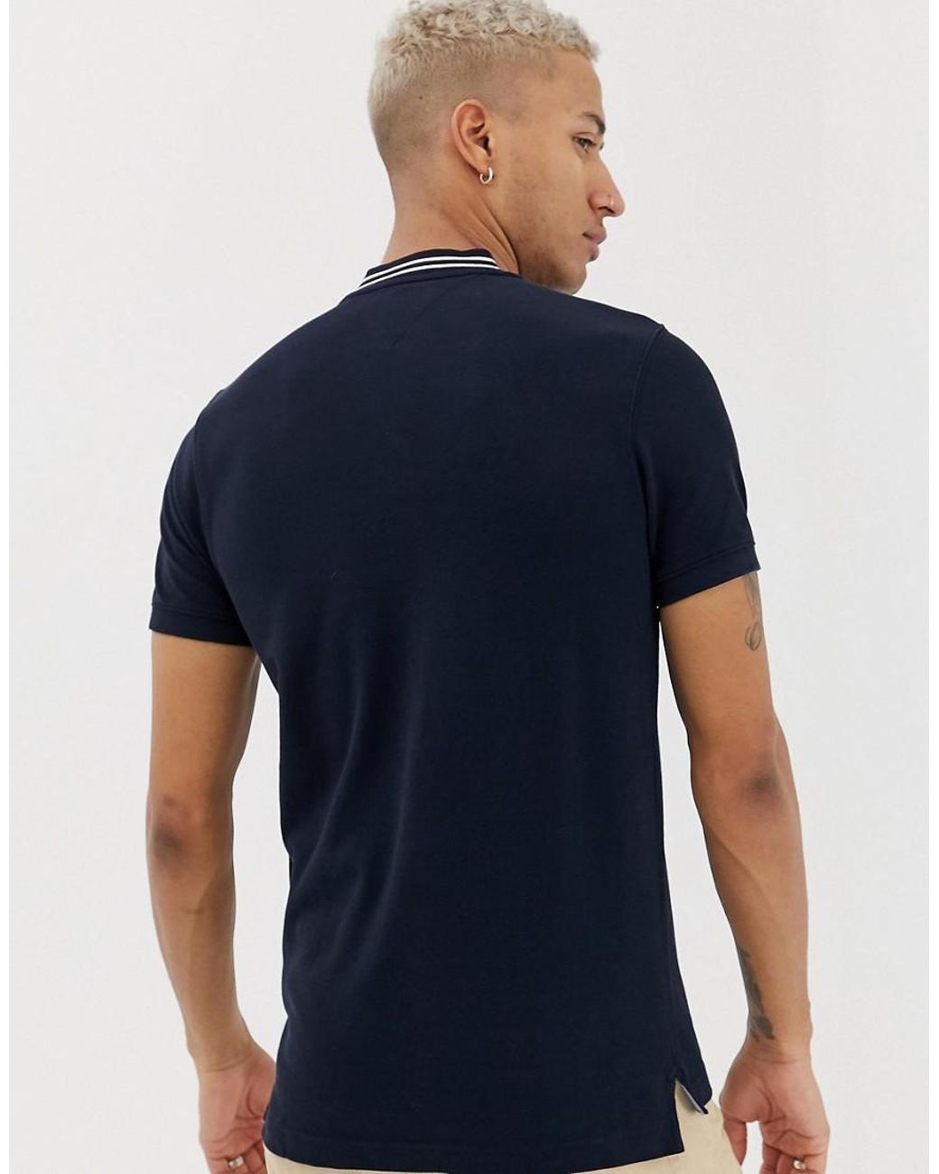 Tommy Hilfiger Cotton Baseball Collar 