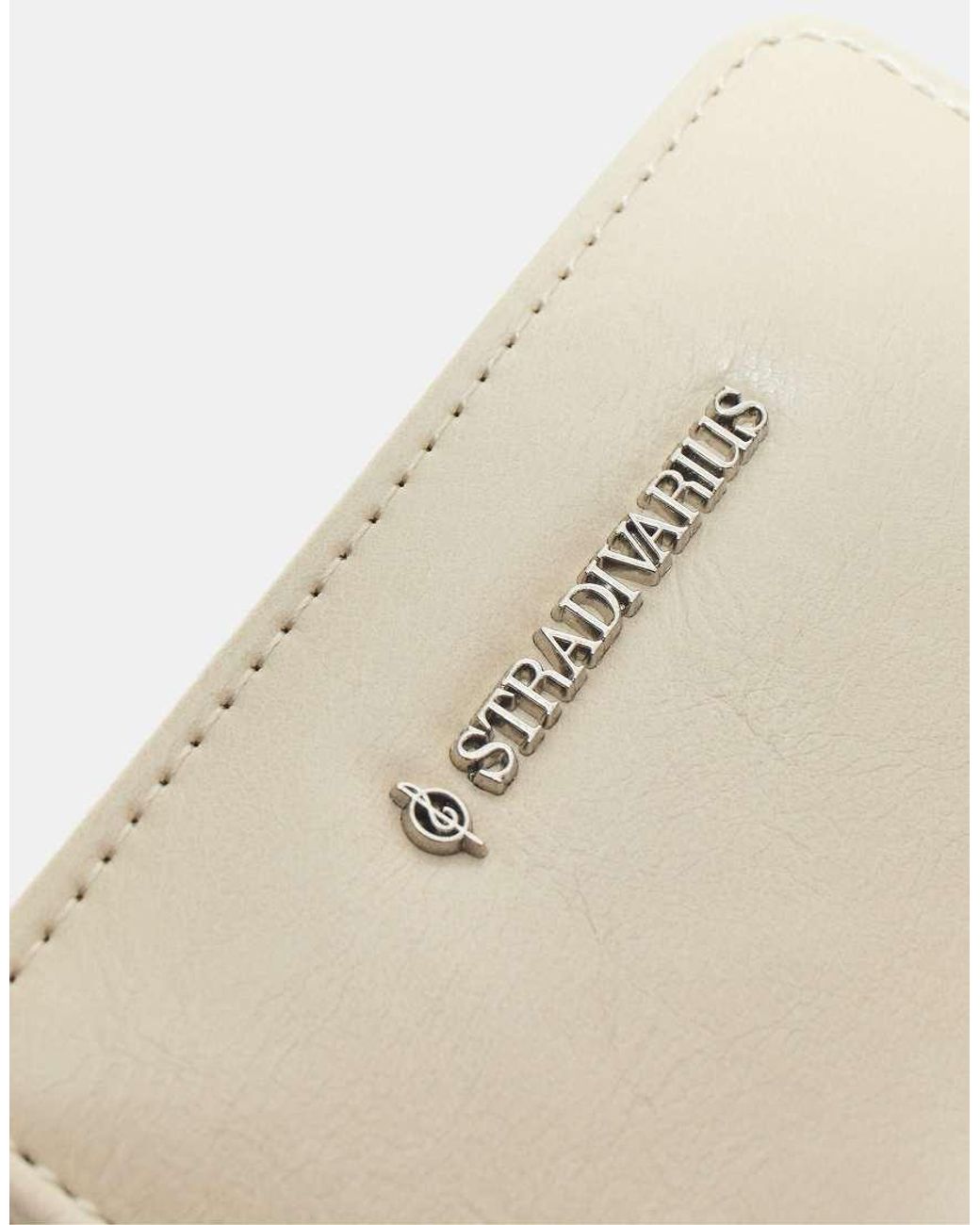 Stradivarius White Rectangular Purse