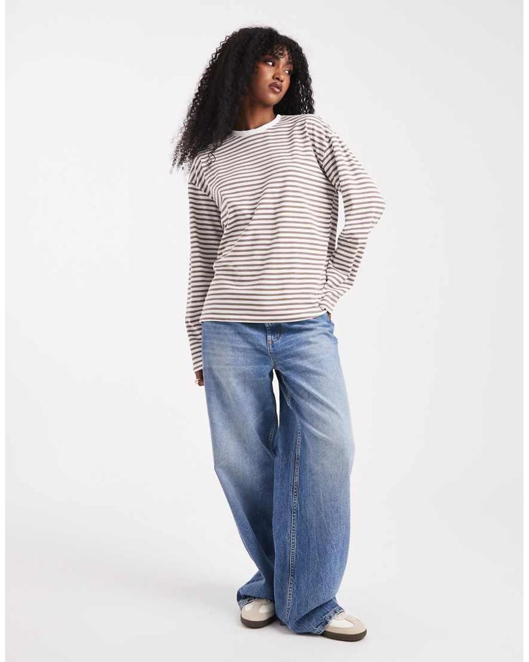 Pieces White Long Sleeve T-Shirt