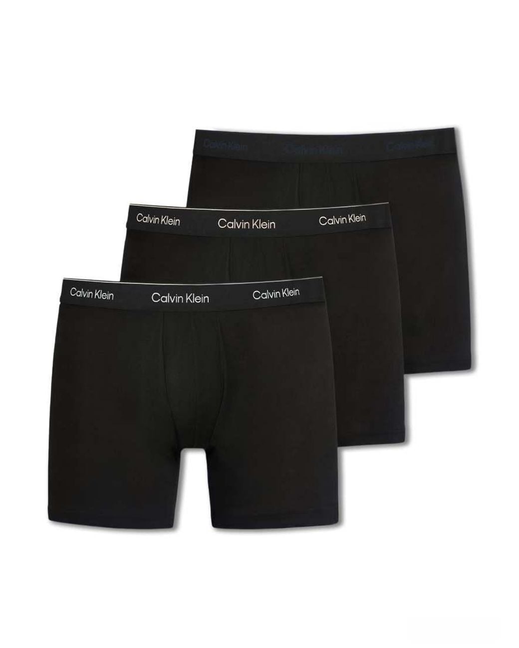 Calvin Klein Black Icon Cotton Stretch 3 Pack Breifs for men