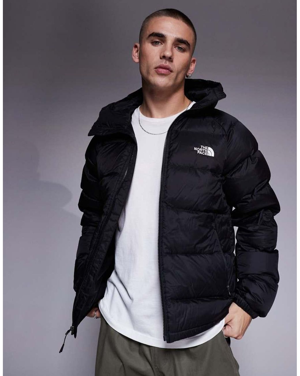 The North Face Gray Hydrenalite Down Puffer Jacket for men