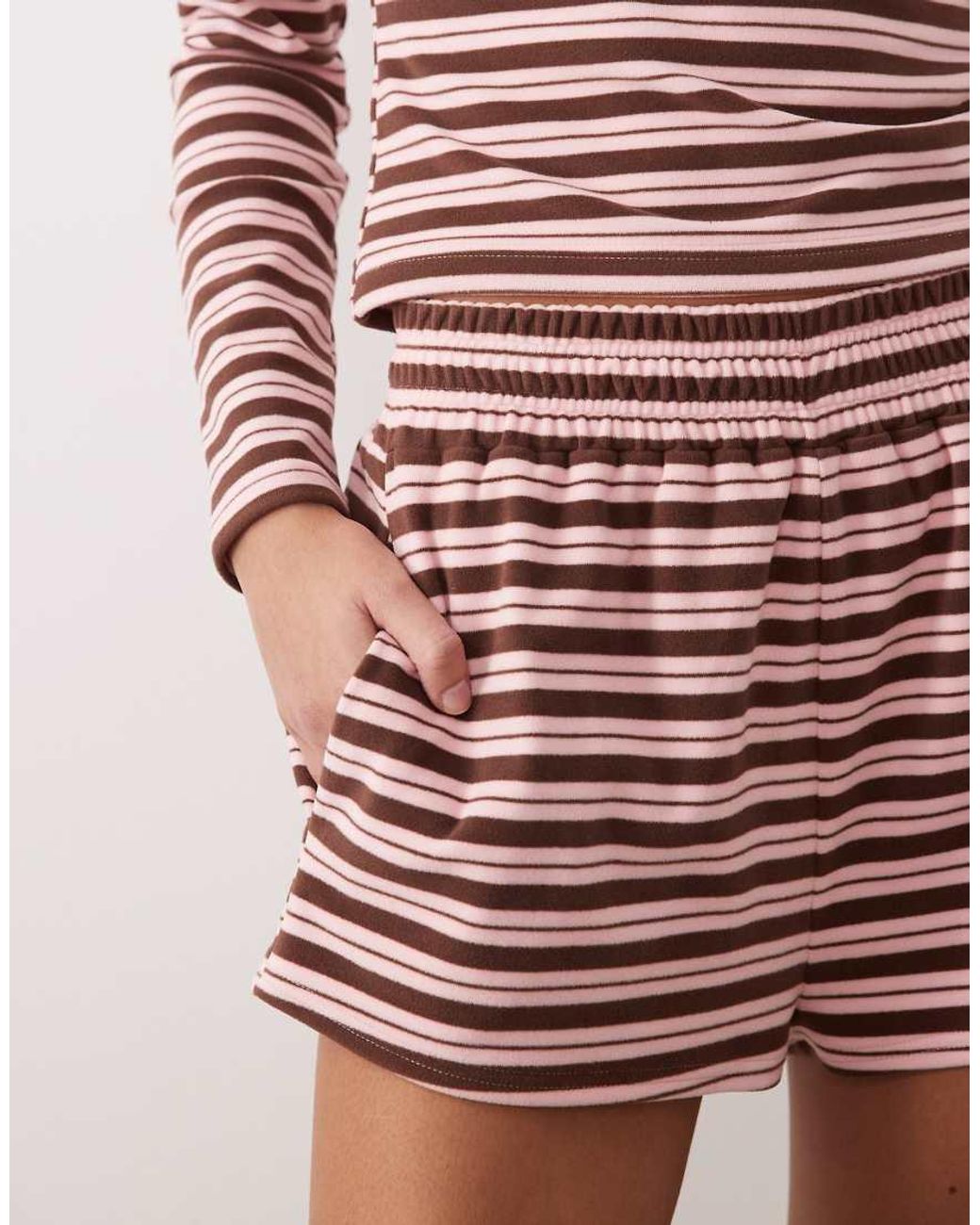 Wanderdoll Pink Frankie Premium Jersey Shorts Co-ord