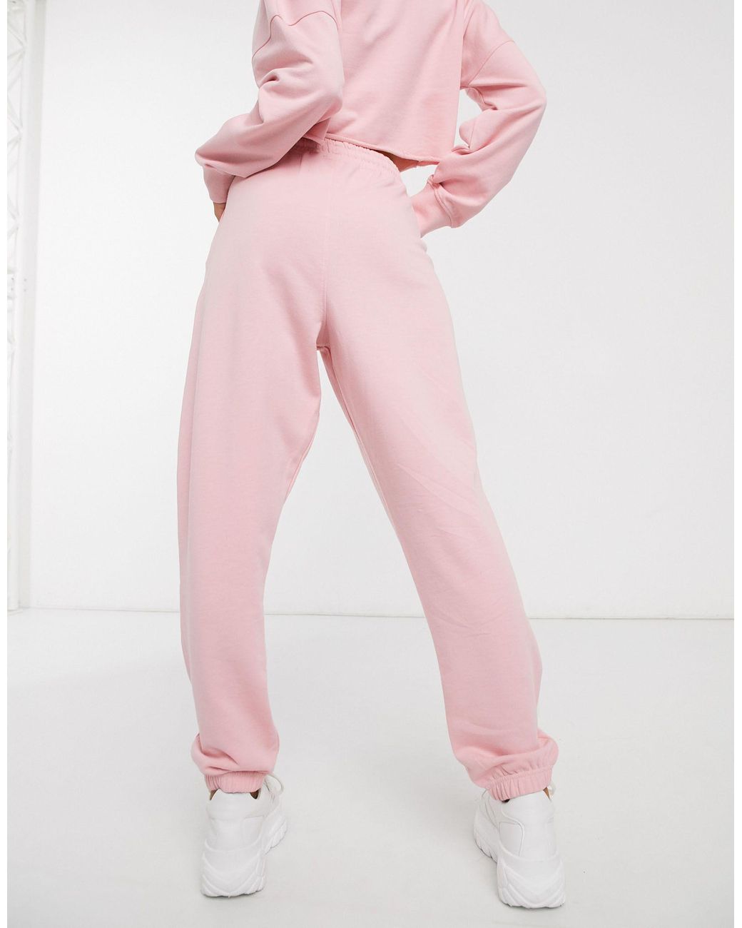Missguided Playboy Co ord joggers in Pink Lyst Australia