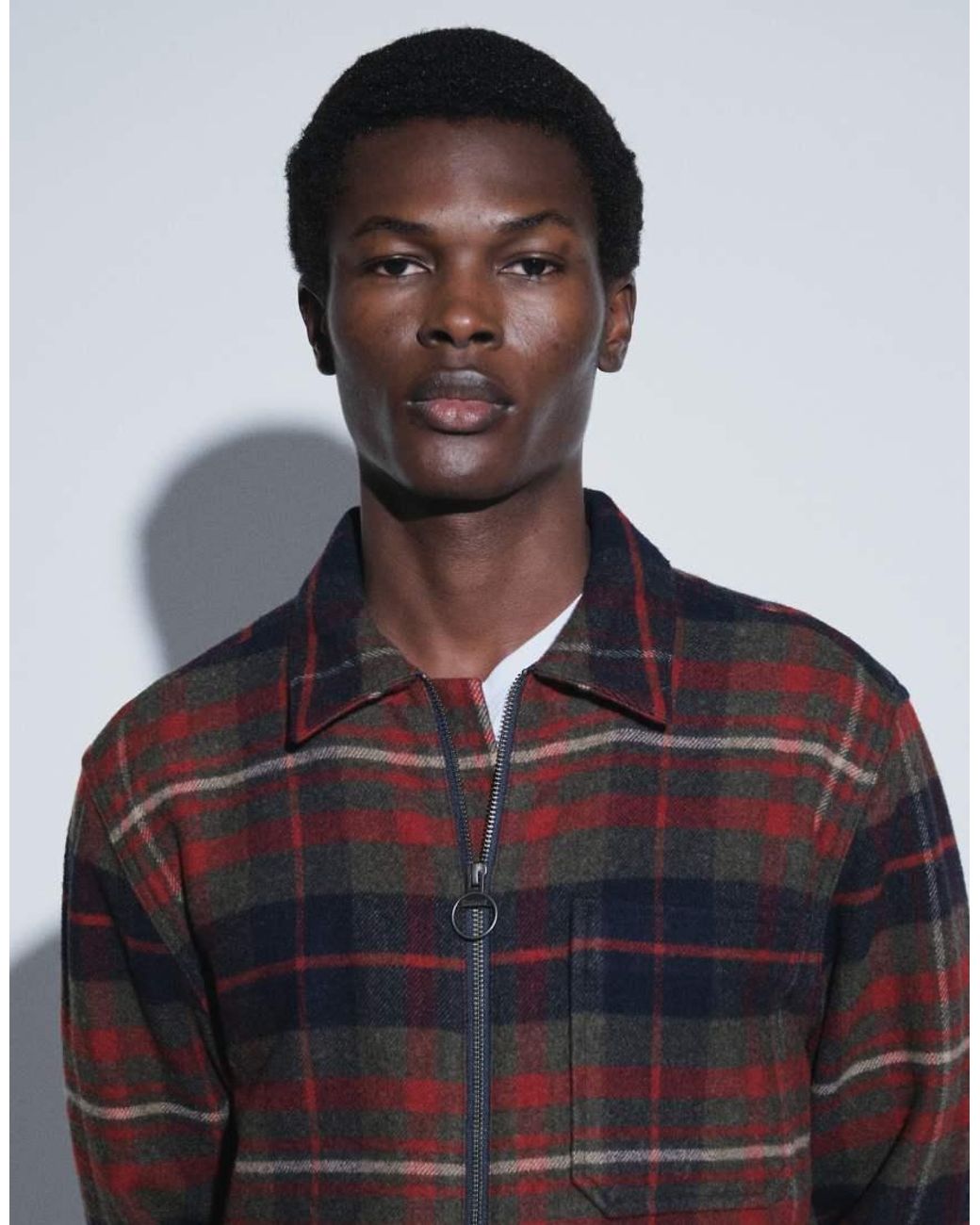 Barbour Blue Kidson Relaxed Tartan Check Overshirt for men