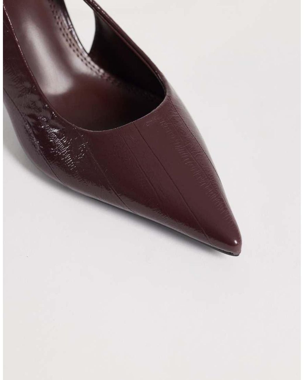 SIMMI Red Simmi London Lirien Pointed Slingback Pumps
