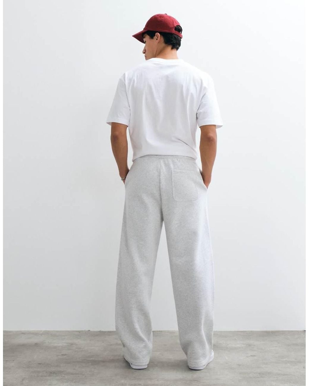 Tommy Hilfiger White Badge Logo Sweatpants for men