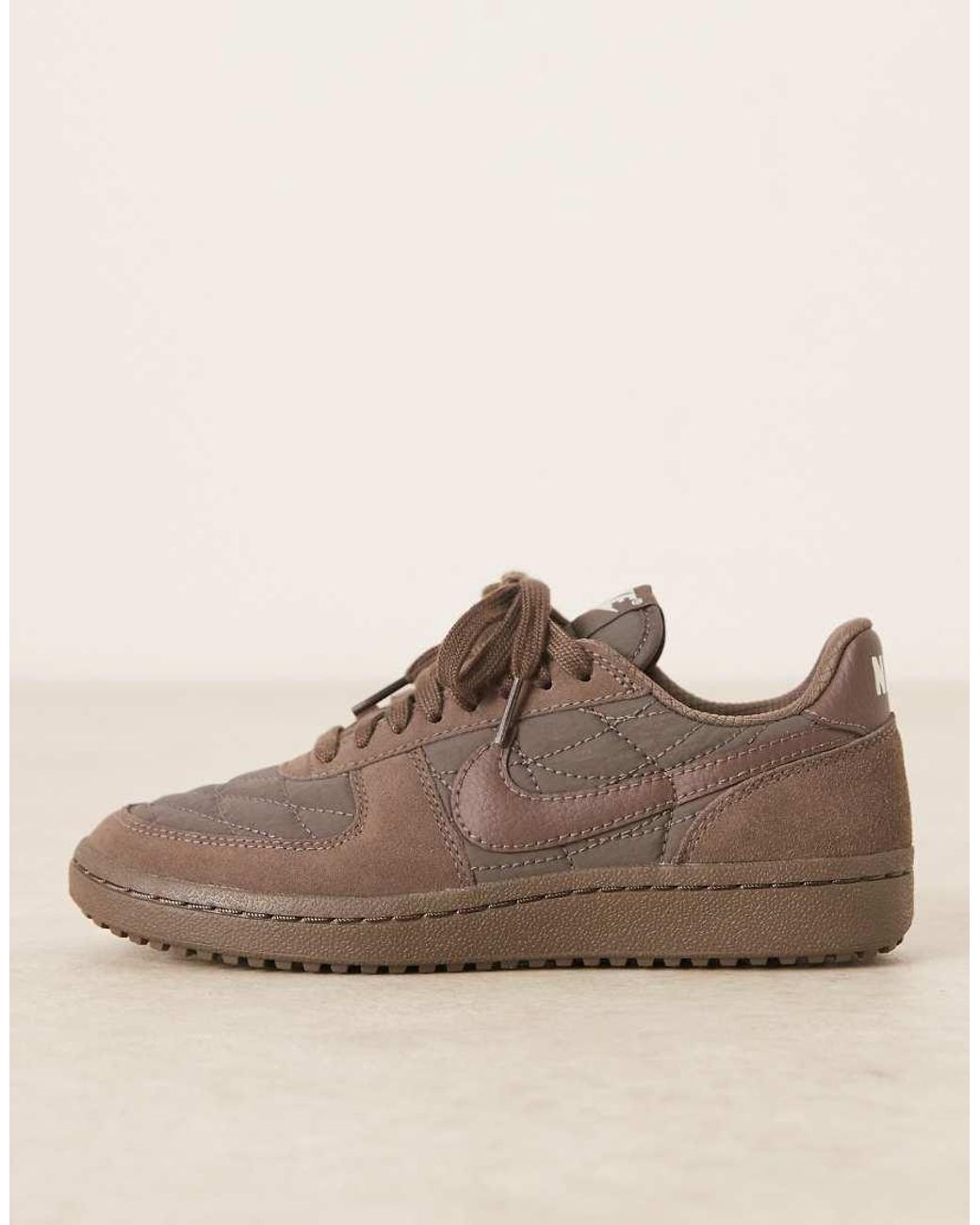 Nike Gray Field General Quilted Trainers