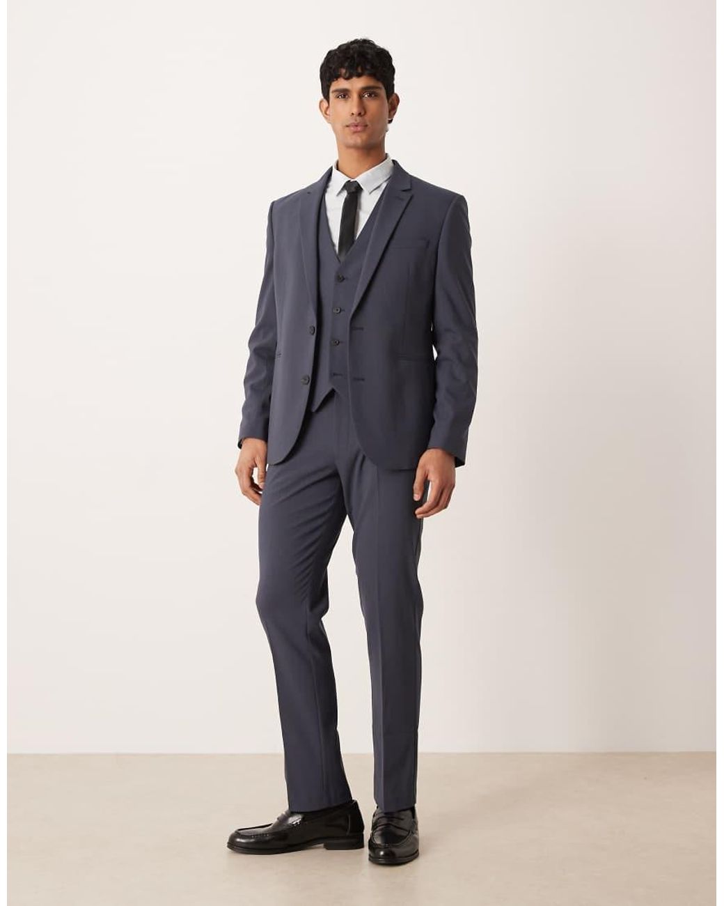 ASOS Blue Slim Suit Jacket for men