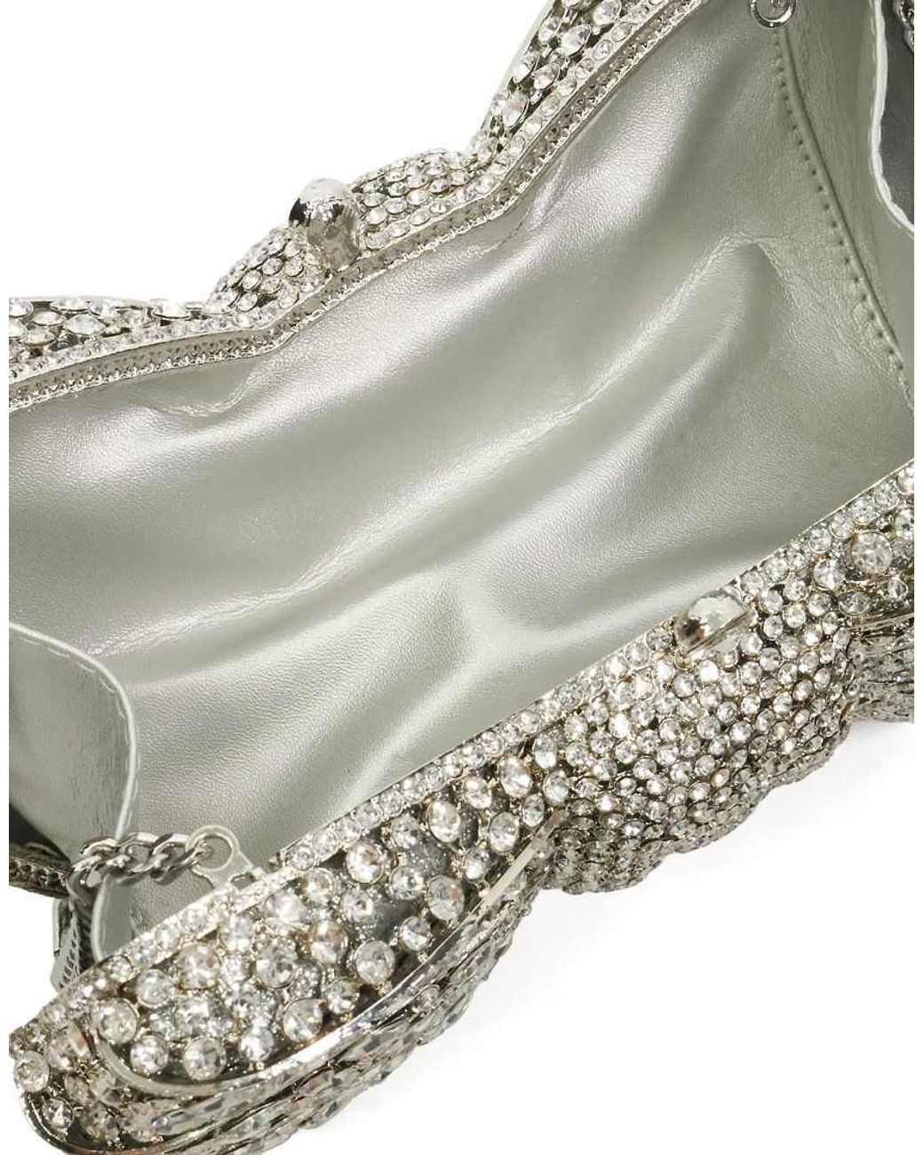 Dune Gray Enchant Clutch Bag