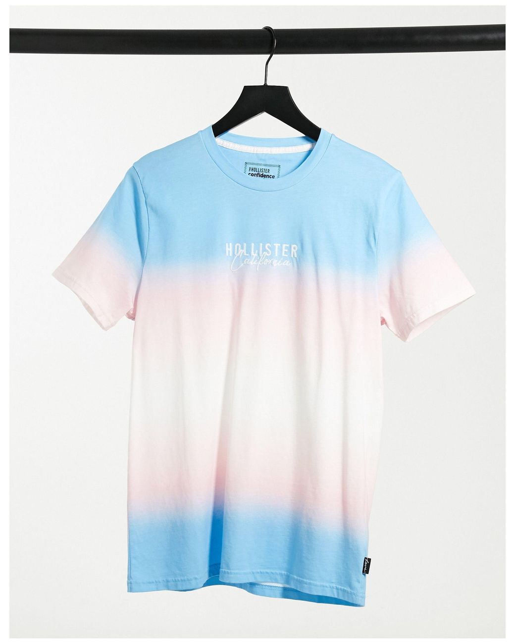 Camiseta rosa con diseño degradado y logo Pride Hollister de hombre de  color Azul | Lyst