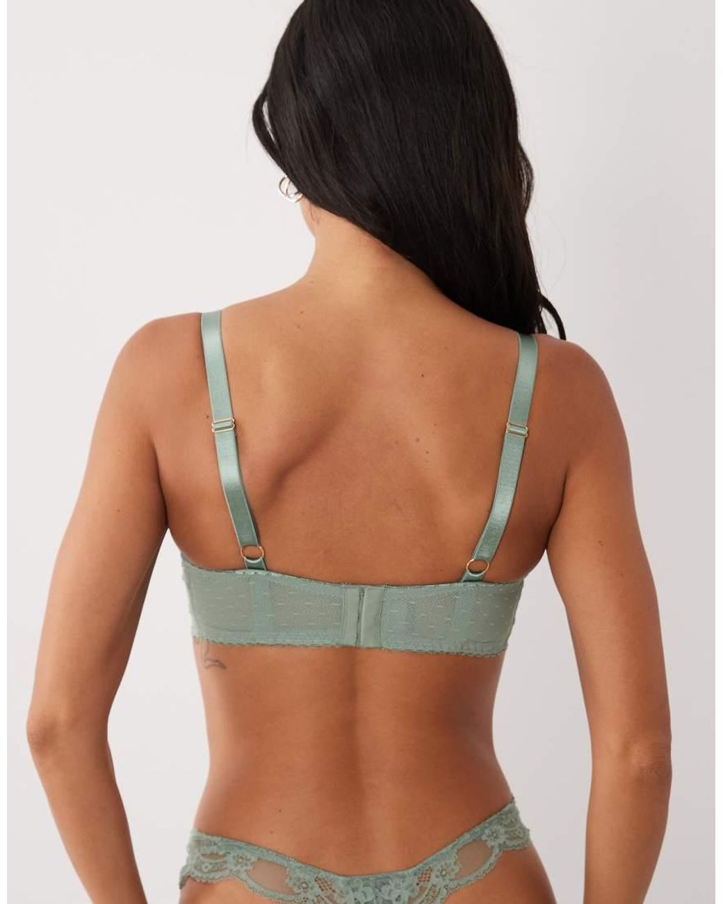 ASOS Green Fuller Bust Lola Lace Underwire Bra