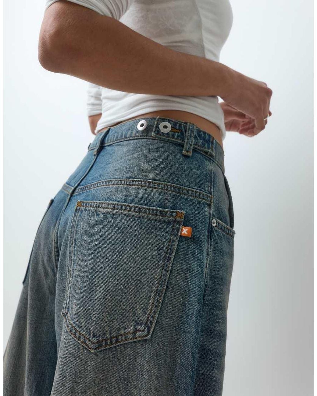 Collusion Blue X007 Xl baggy Low Rise Jean
