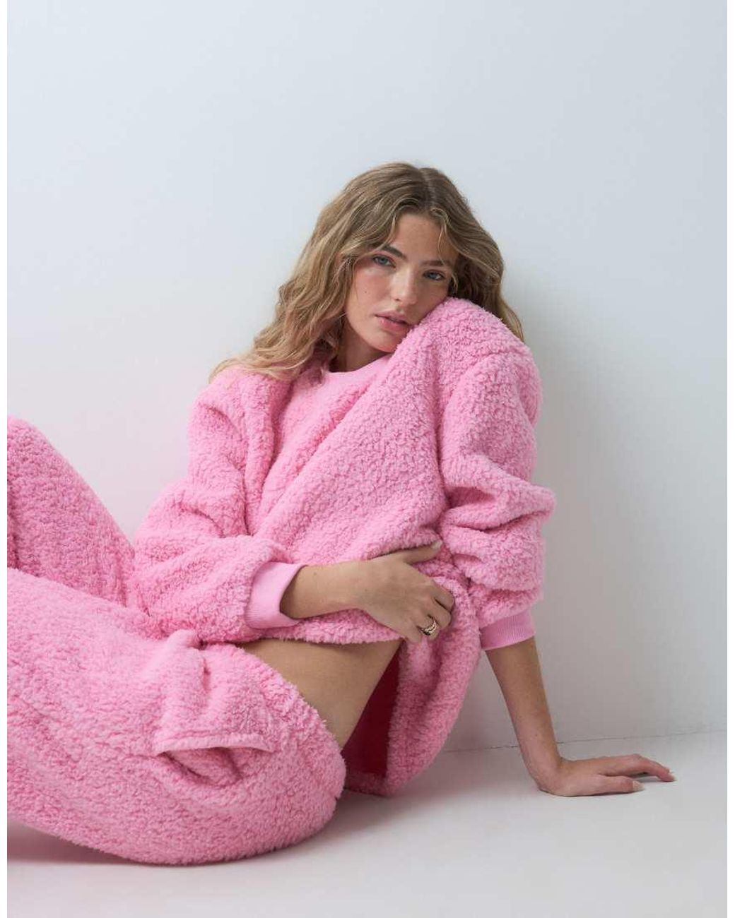 Loungeable Pink Cozy snuggle Lounge Set