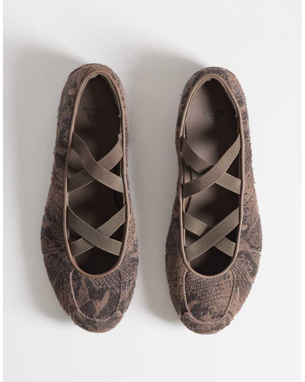 Adidas Originals Brown Ghostsprint Ballet Flat