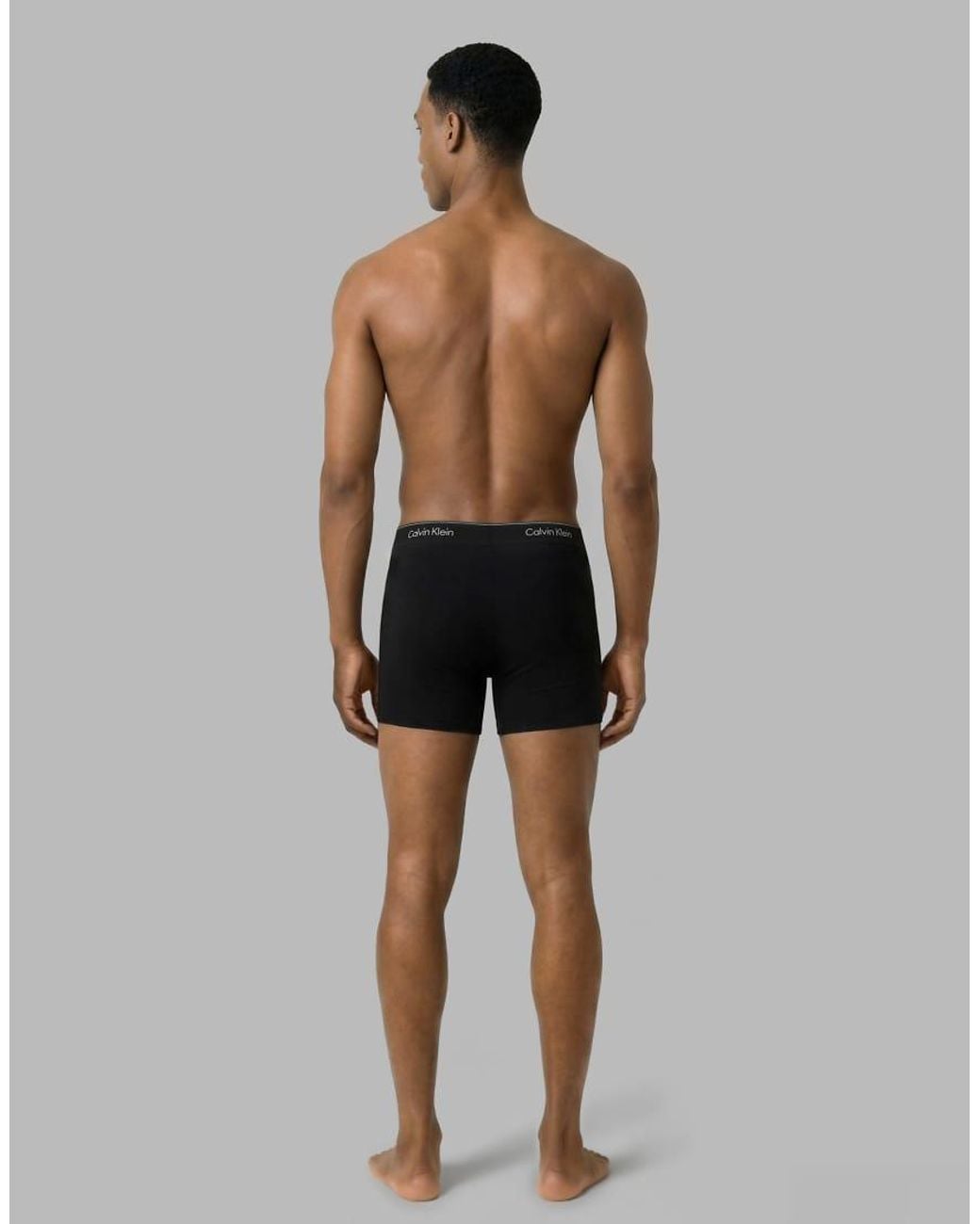 Calvin Klein Black Icon Cotton Stretch 3 Pack Breifs for men