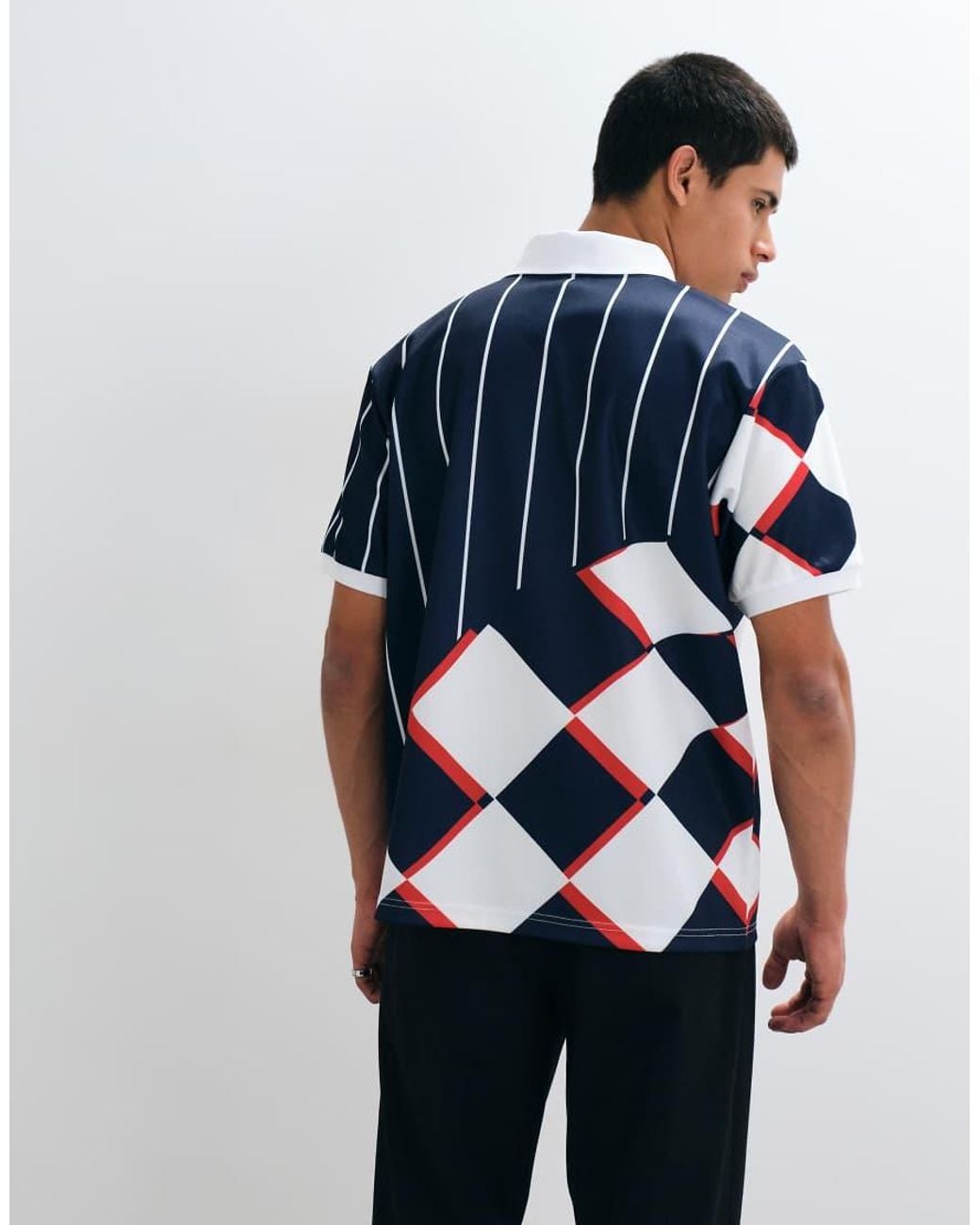ICECREAM Blue Soft Serve Football Shirt for men