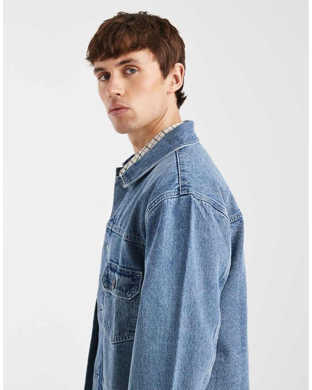 Redefined Rebel Blue Abel Denim Jacket for men