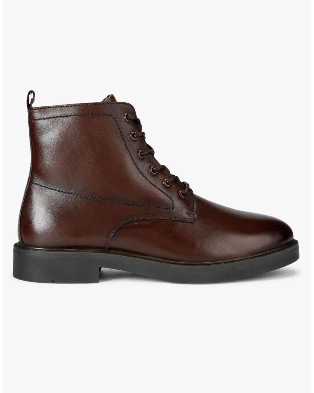 KG by Kurt Geiger Brown Douglas Lace Up Boots for men