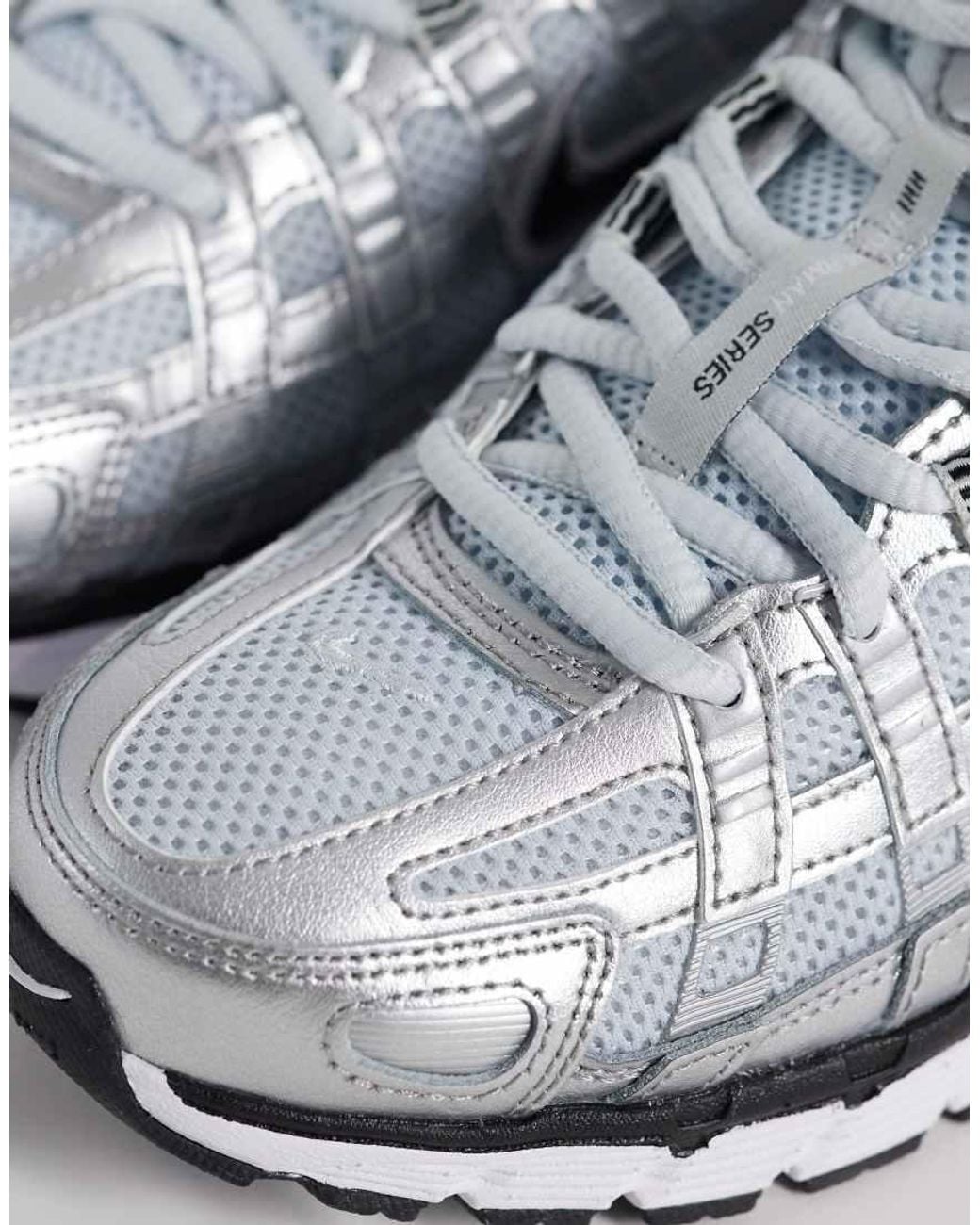 Nike White P-6000 Trainers