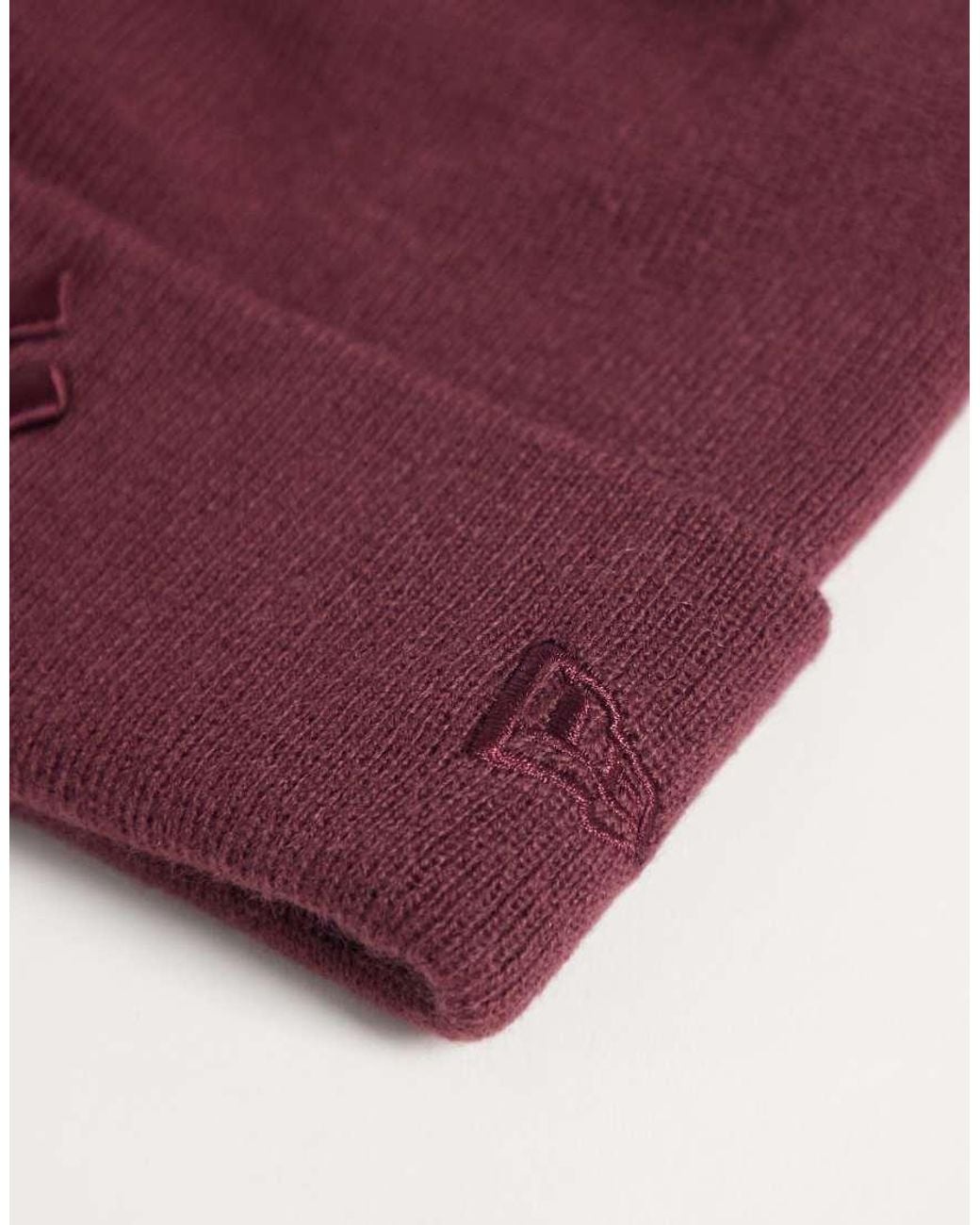 KTZ Red Ny Yankees Tonal Logo Cuff Knit Beanie for men