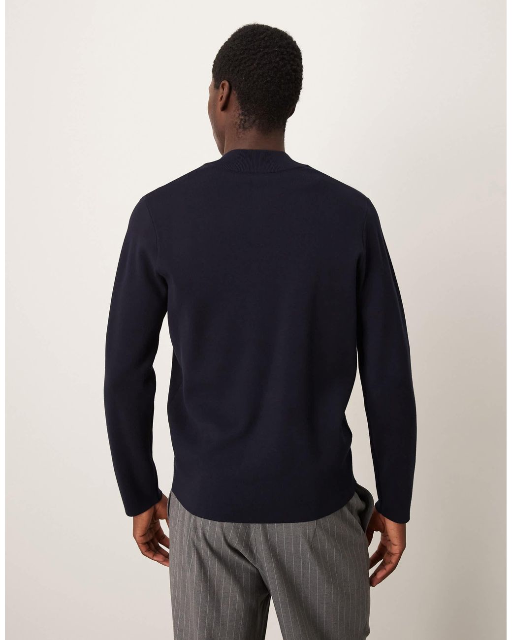 Mango – strick-oberteil in Blue für Herren