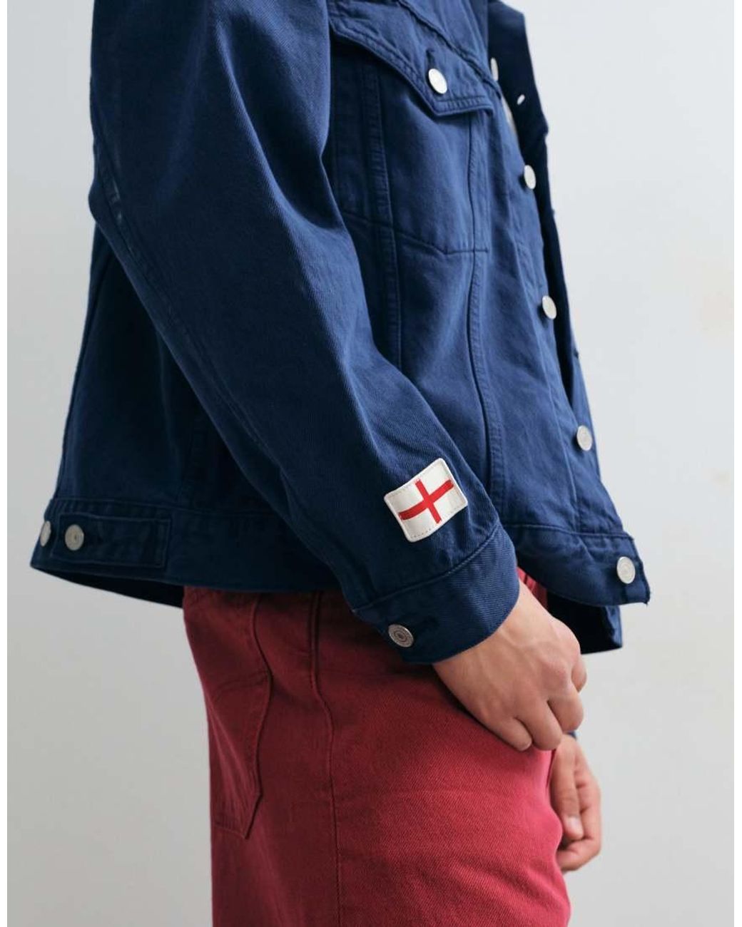Levi's Blue England Denim Trucker Co-ord Jacket for men