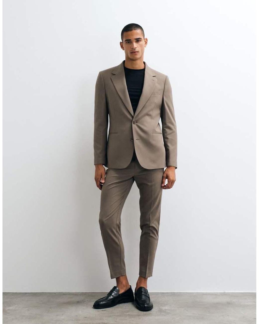 ASOS Brown Slim Suit Blazer for men