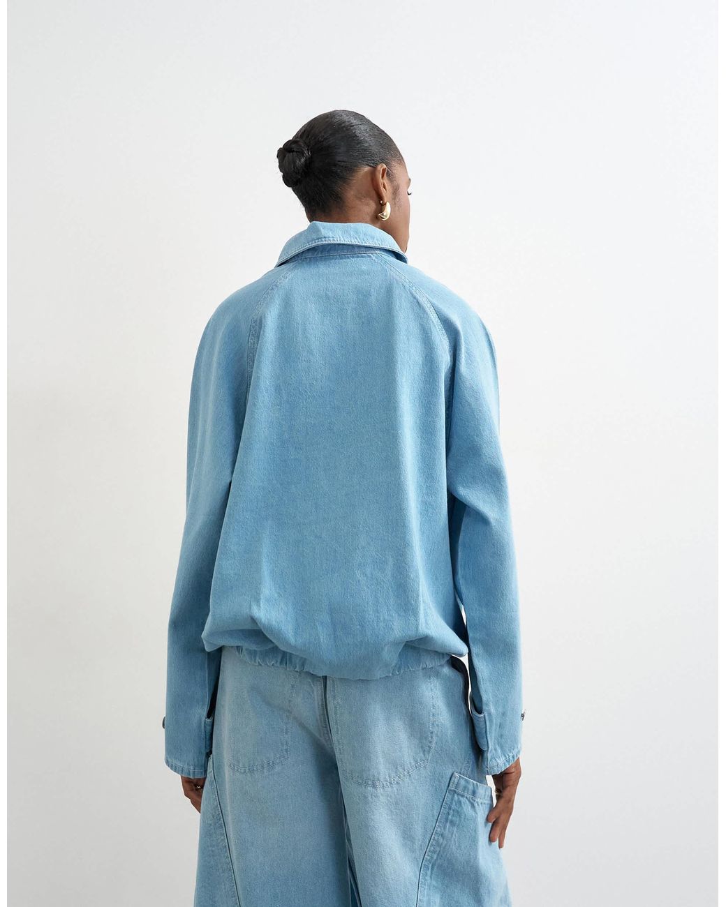 TOPSHOP Blue – blouson-jeansjacke