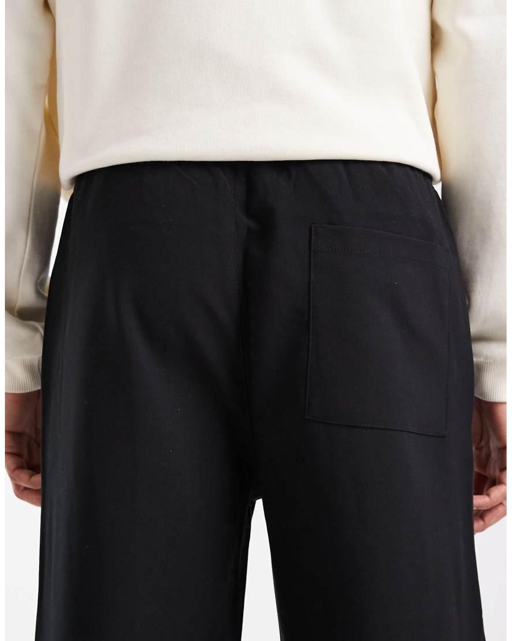Only & Sons Black Straight Fit Trouser for men