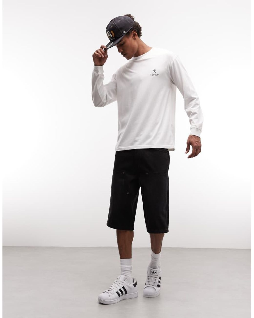 Gramicci White Graphic Print Long Sleeve T-Shirt for men