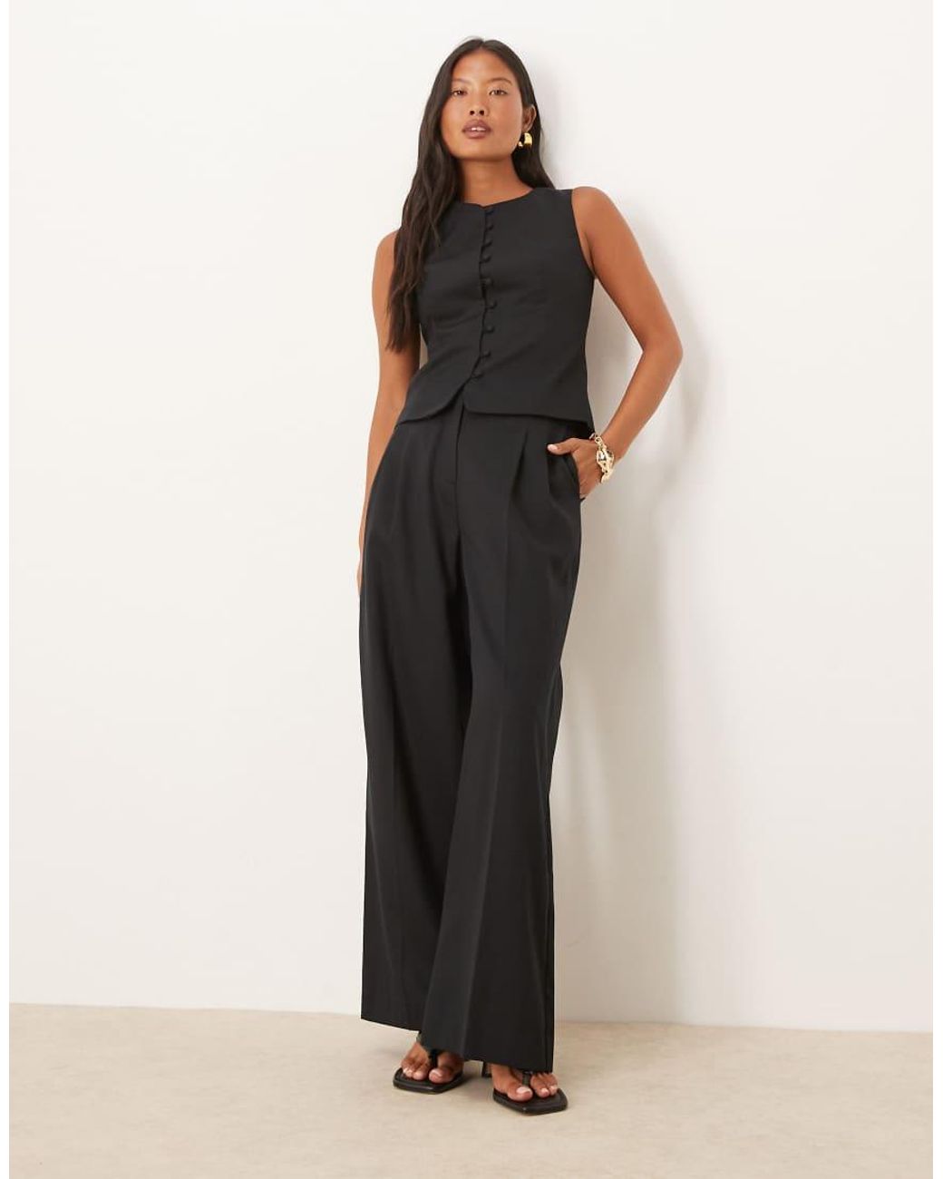 Nobody's Child Petite Black Pippa Waistcoat