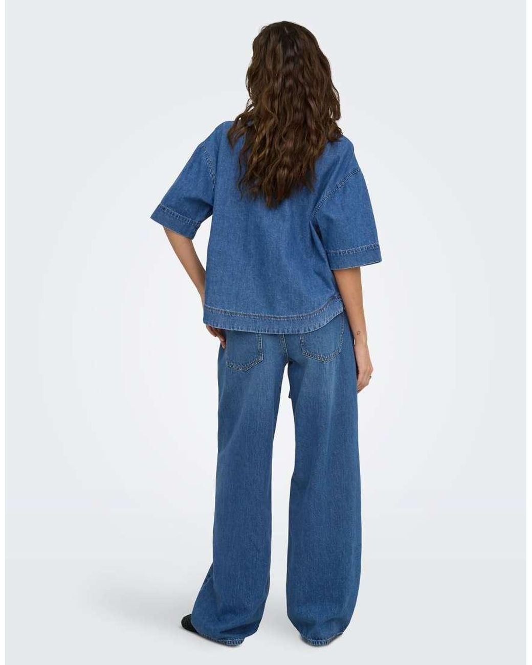 ONLY Blue Denim Shirt