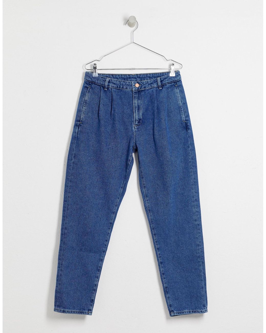 double pleat jeans