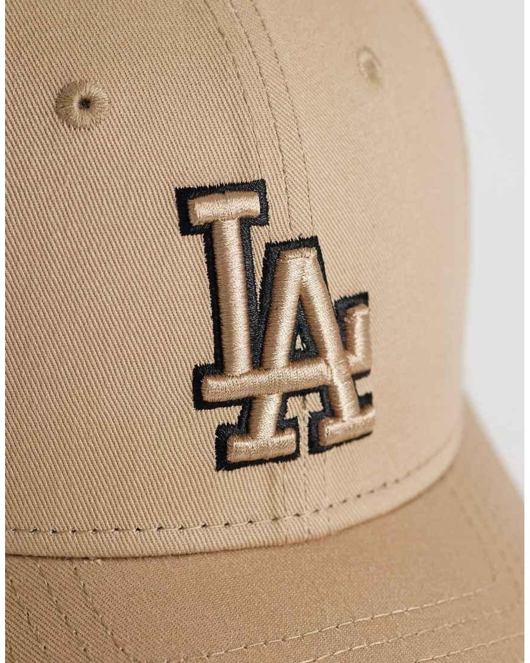 KTZ Natural La Dodgers 9forty Outline Logo Cap