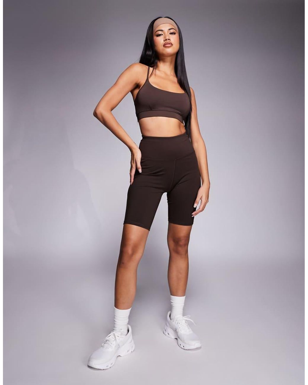 4505 Gray Sculpting Active Medium Support Sports Bra With Adjustable Straps