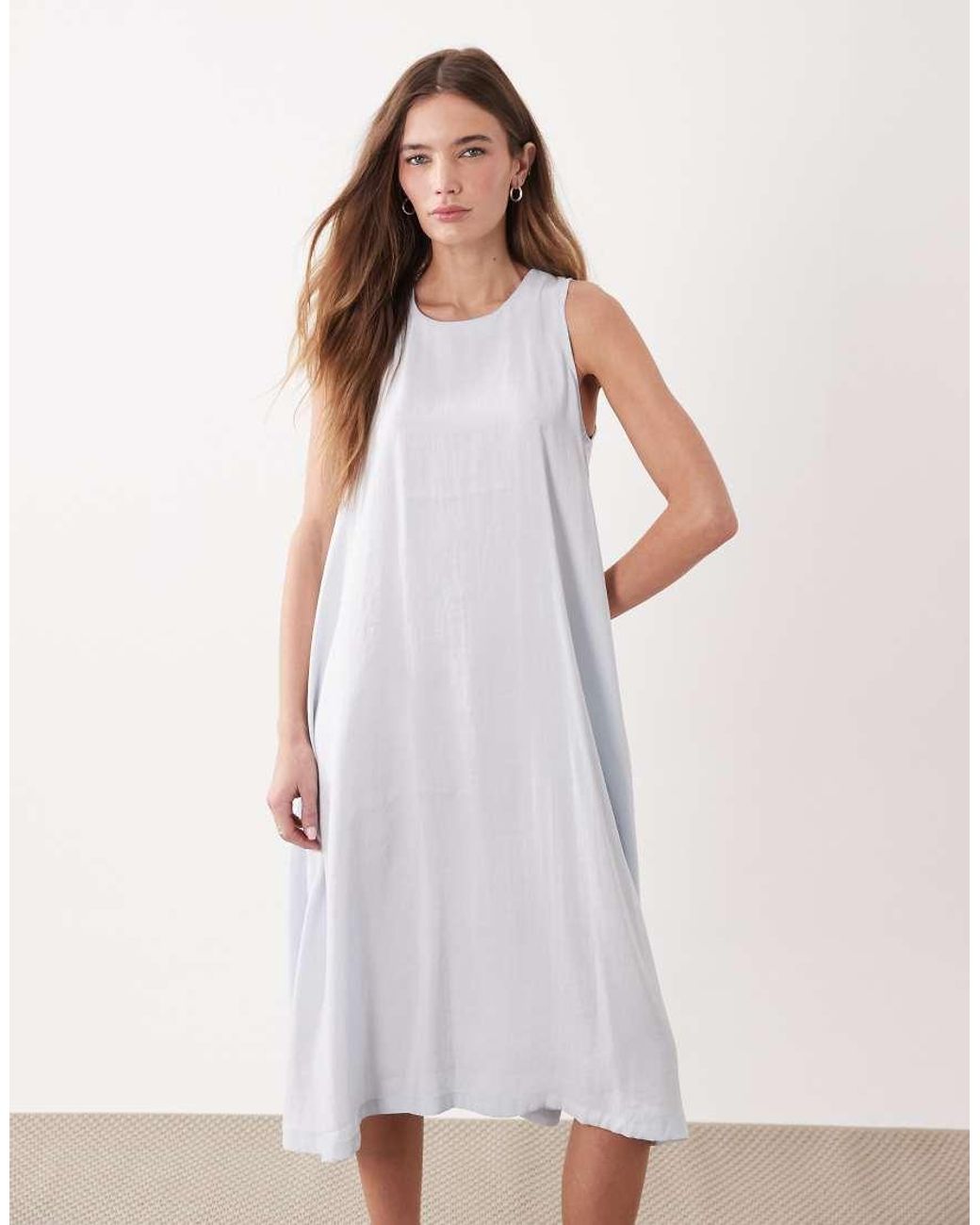 Barbour White Salthill Gathered Mini Dress