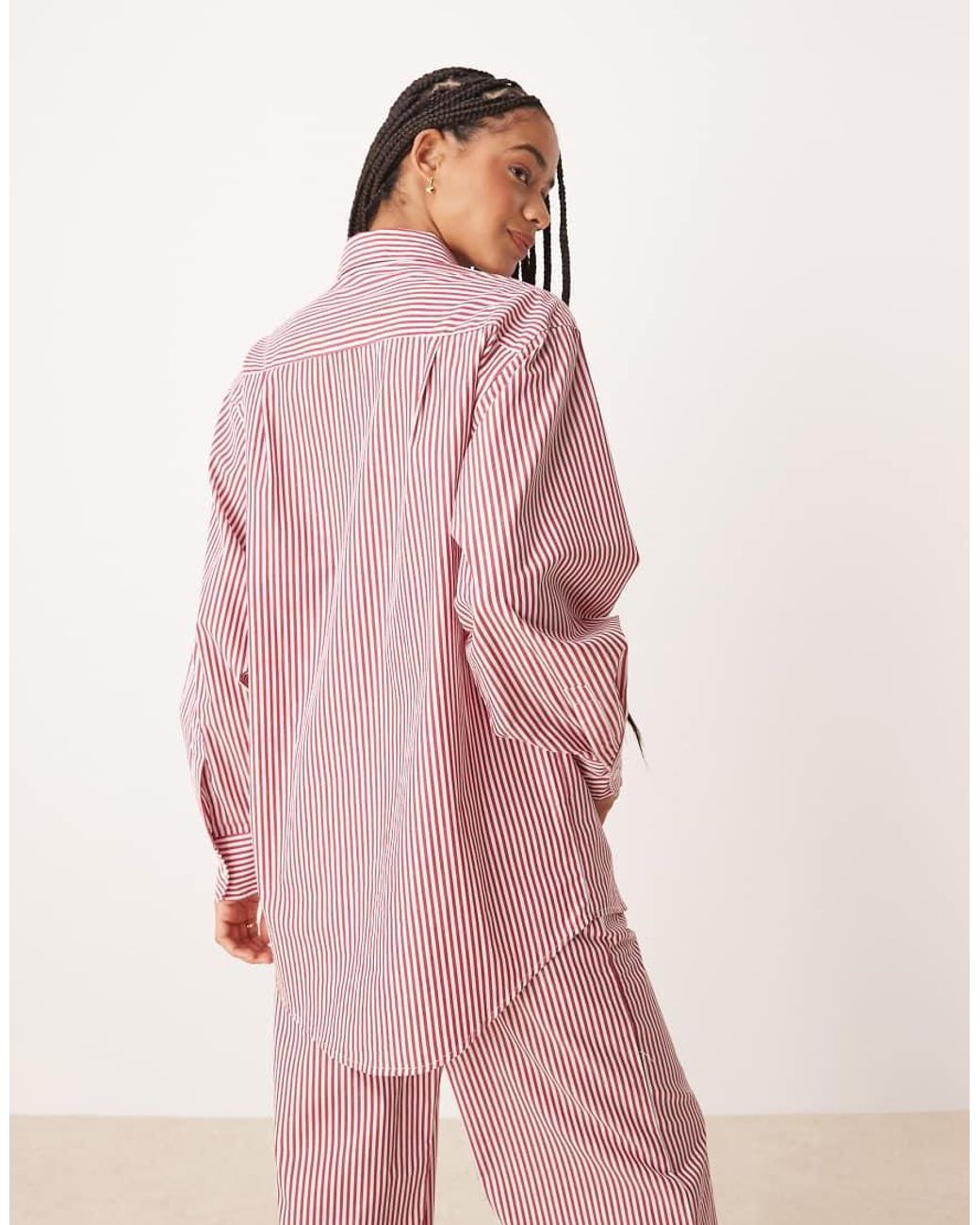 Glamorous Pink Oversized Poplin Shirt