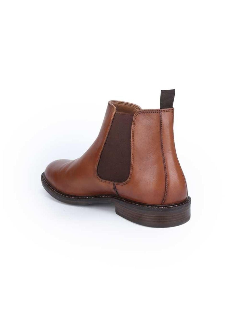Thomas Crick Brown 'Truman' Formal Leather Chelsea Boots for men