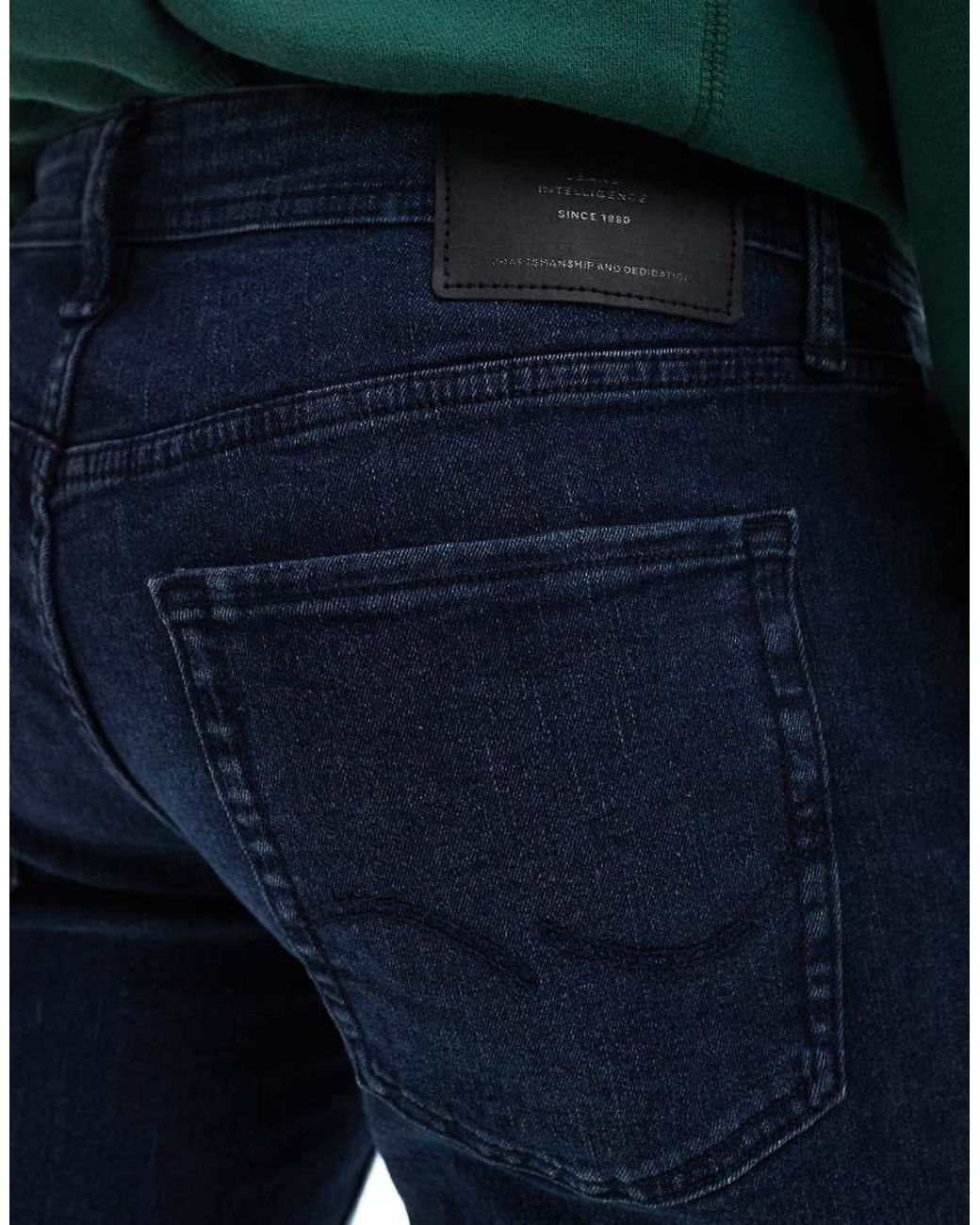 Jack & Jones Black Glenn Slim Jean for men