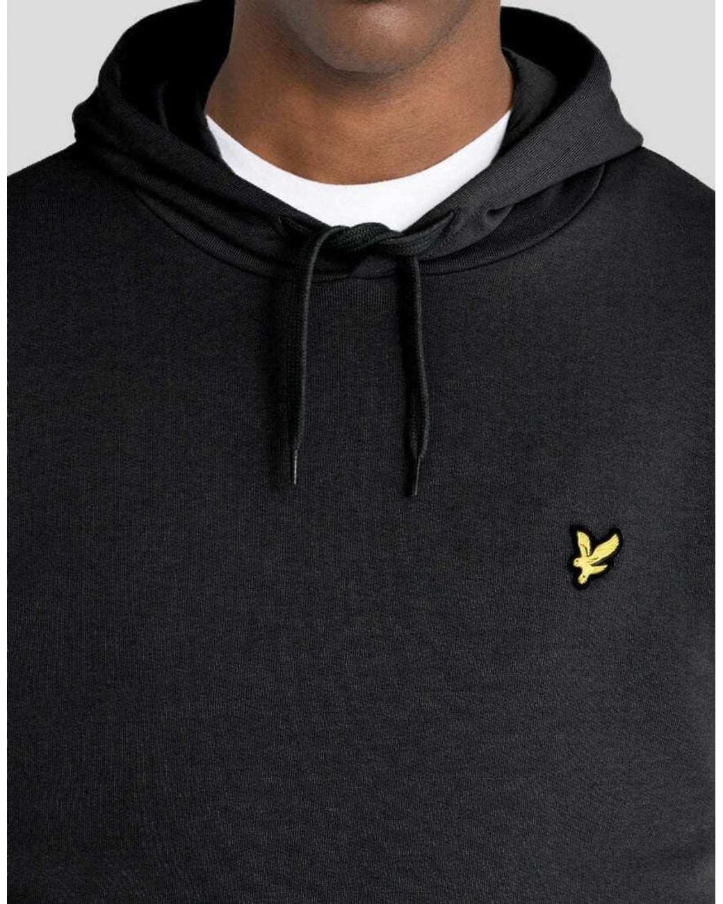 Lyle & Scott Black Mid Layers Pullover Hoodie for men