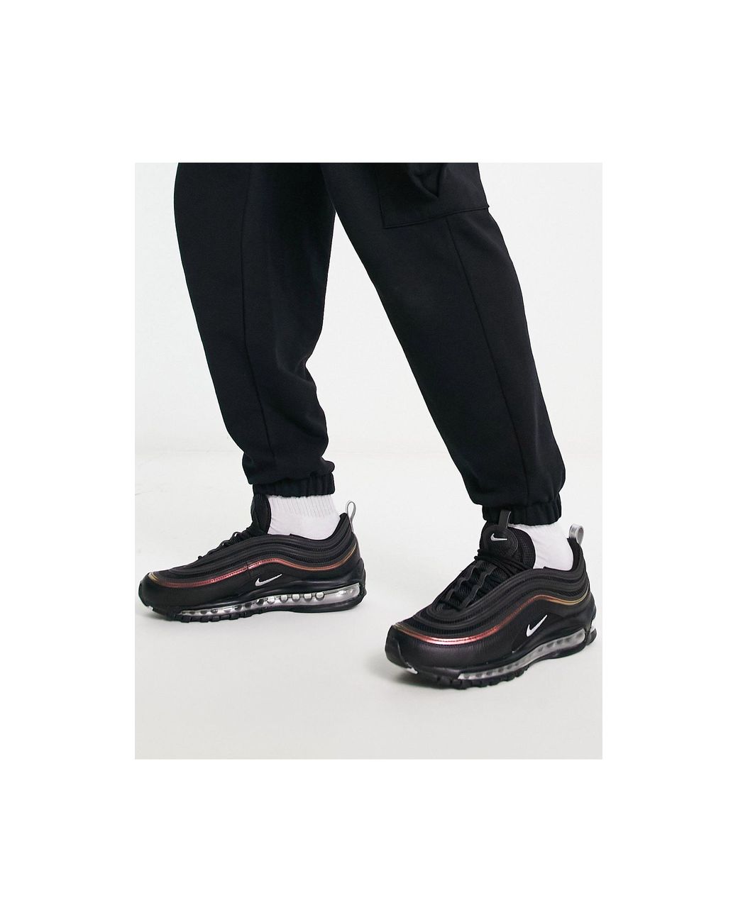 Zapatillas en color y rojo air max 97 Nike de hombre color Negro | Lyst