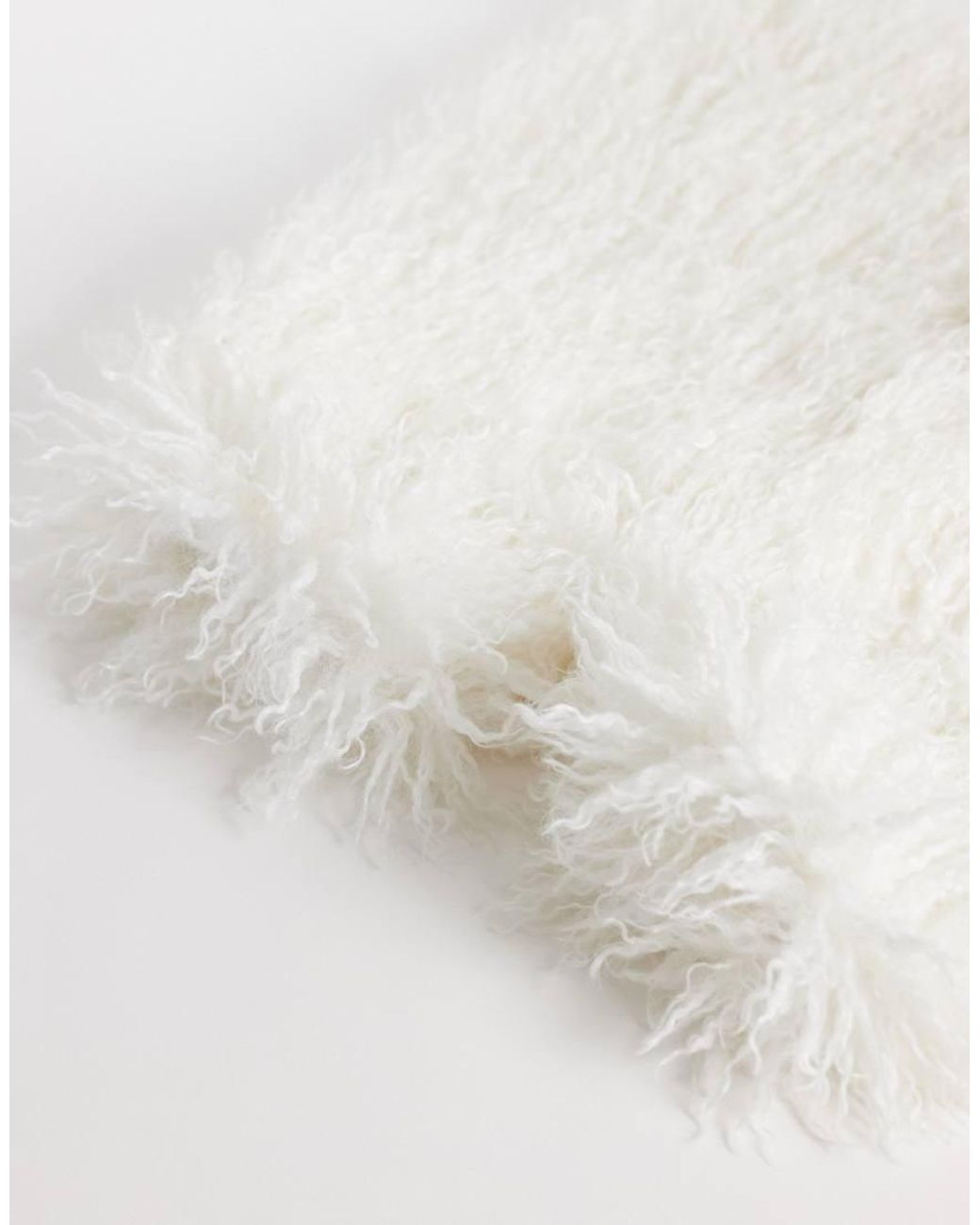 Kaiia White Exclusive Furry Leg Warmers