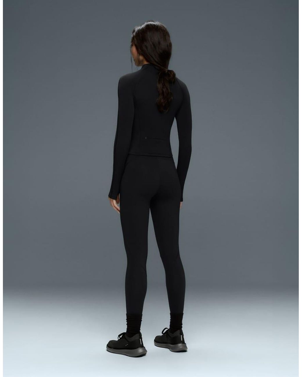Oysho Blue Light Warm Jacket With Seams