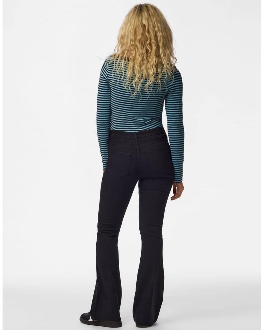 Pieces Blue jeggings