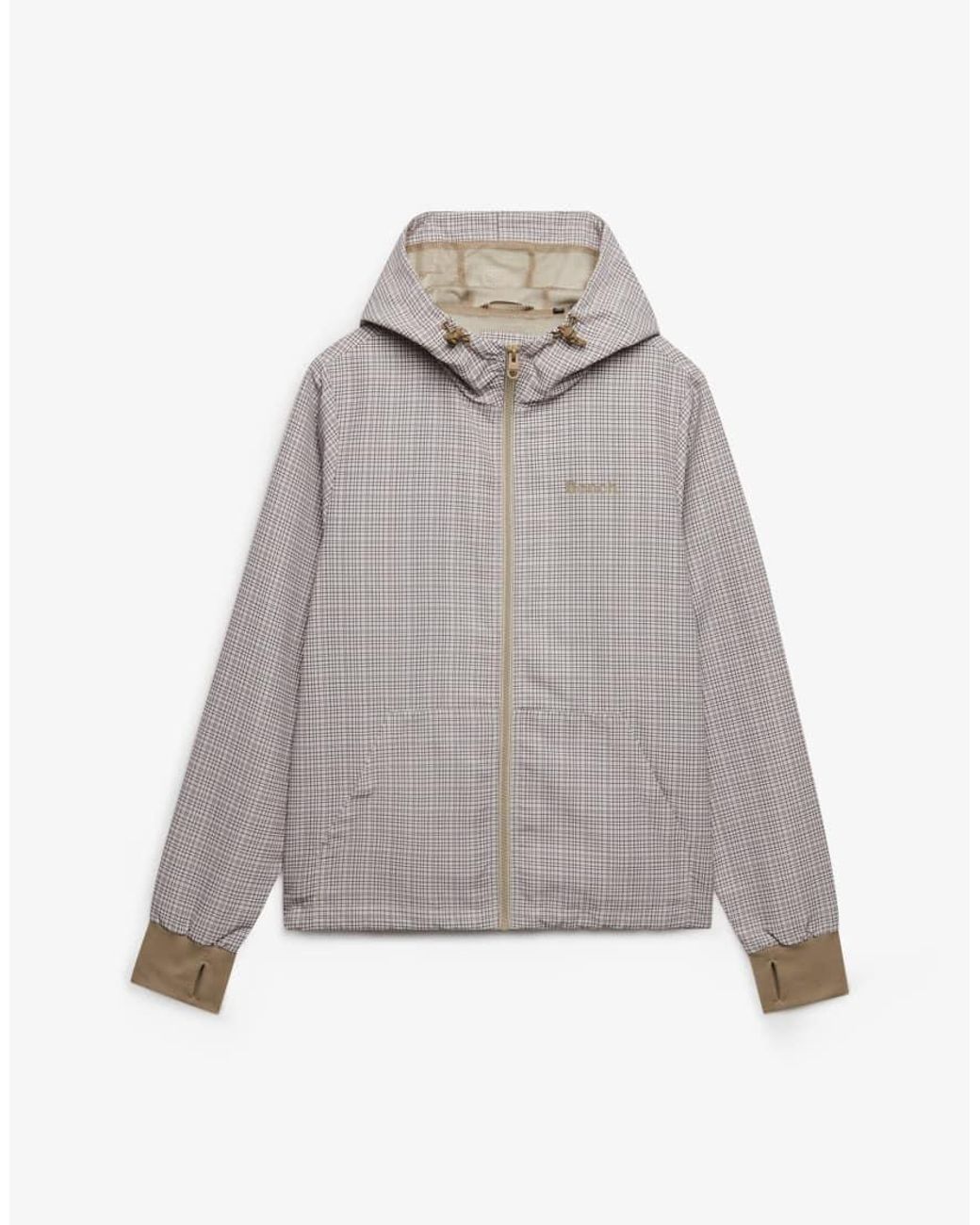 Bench x Superdry & Co Blue Hooded Shell Zip Jacket