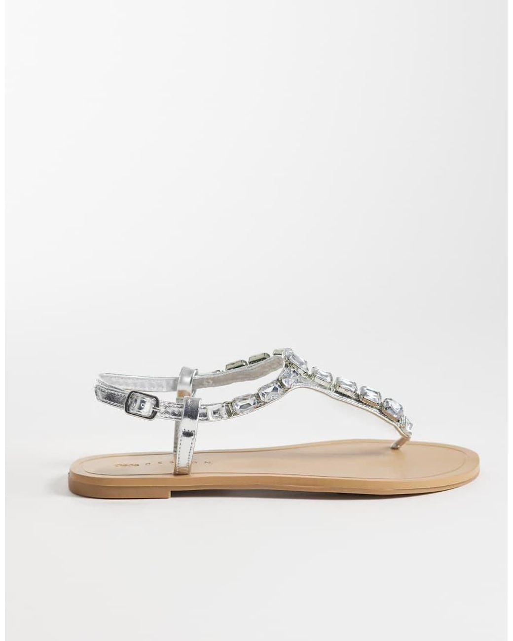 ASOS White Fairywings Embellished Flat Sandal