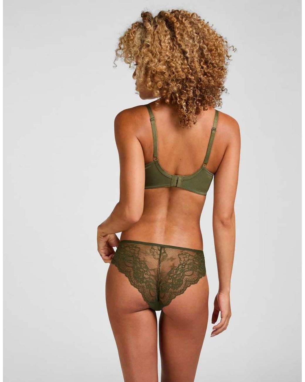 Hunkemöller Green Nina Non-Padded Underwired Minimizer Bra